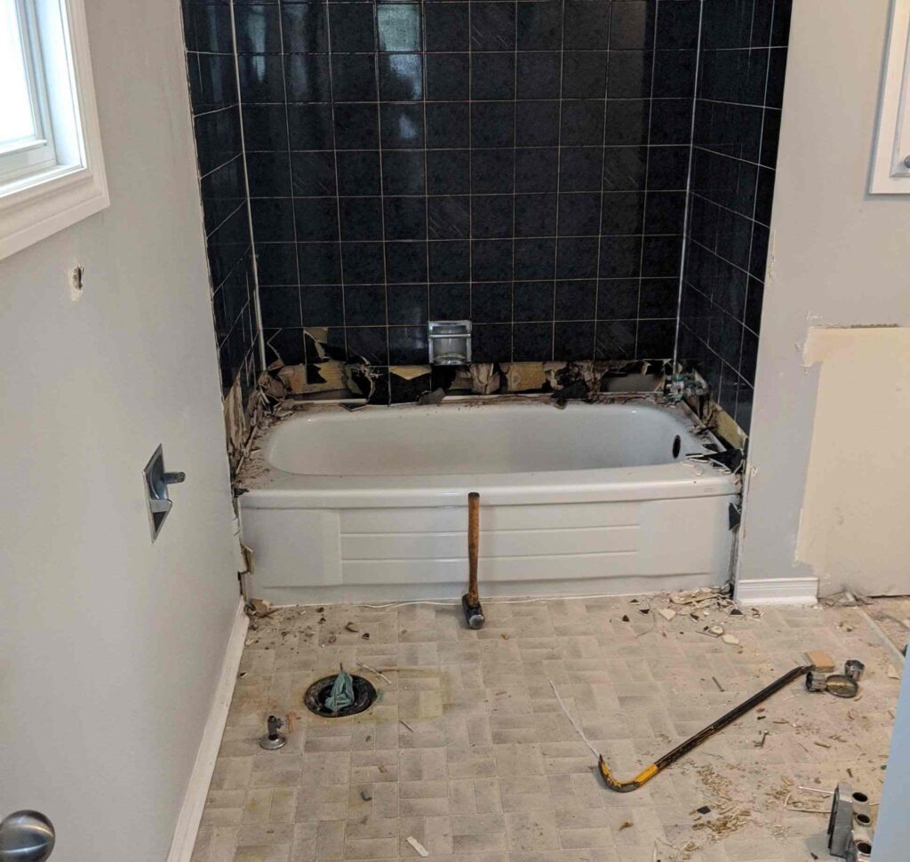 Bathroom Before