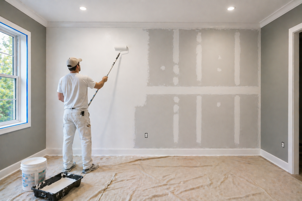 Drywall Repairs and Painting